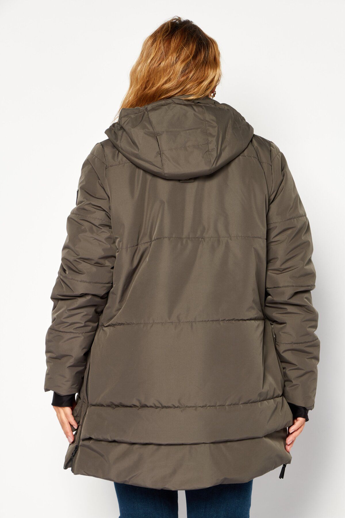 O'Neill-Women Solid Quilted Jacket, Dark Grey 4