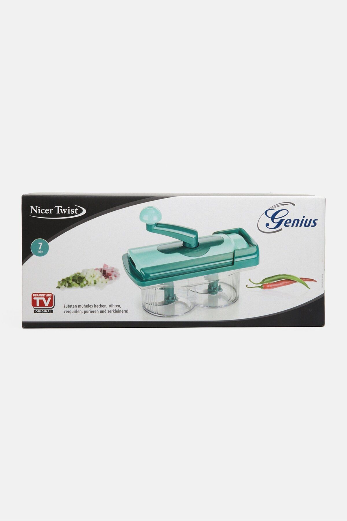 GENIUS-7 Pieces Nicer Dicer Fusion Twist Set, Assorted 2