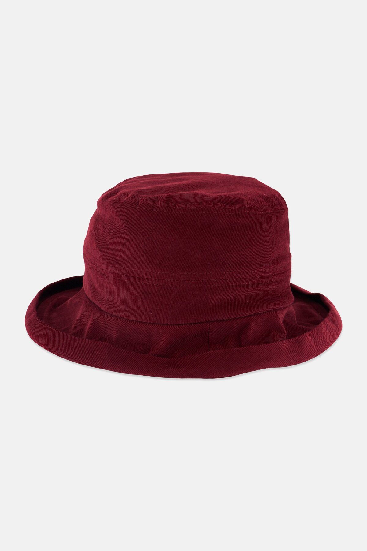 SKECHERS-Men Textured Sports Bucket Hats, Maroon 2