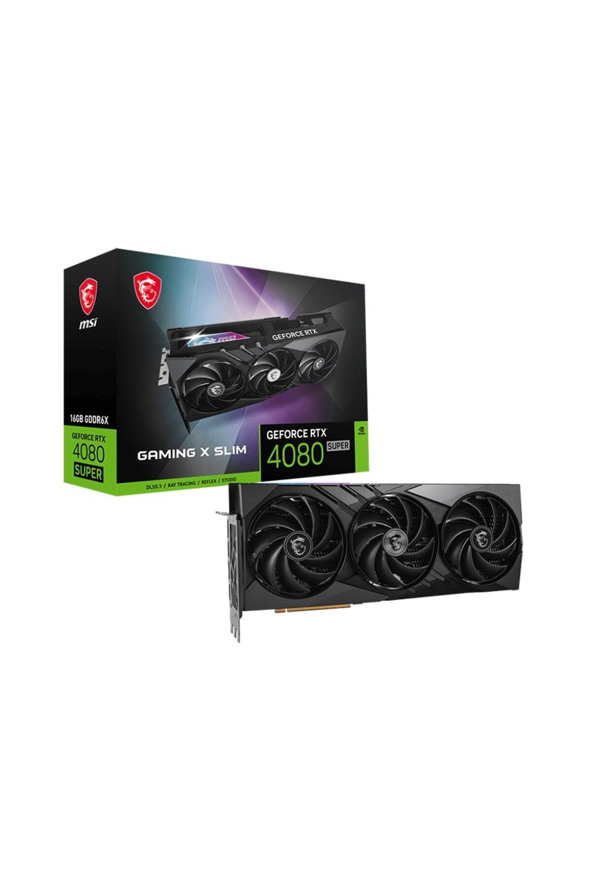 MSI Geforce Rtx 4080 Super Gamıng X Slım 16g Gddr6x 256bit Dx12 Gaming (OYUNCU) Ekran Kartı