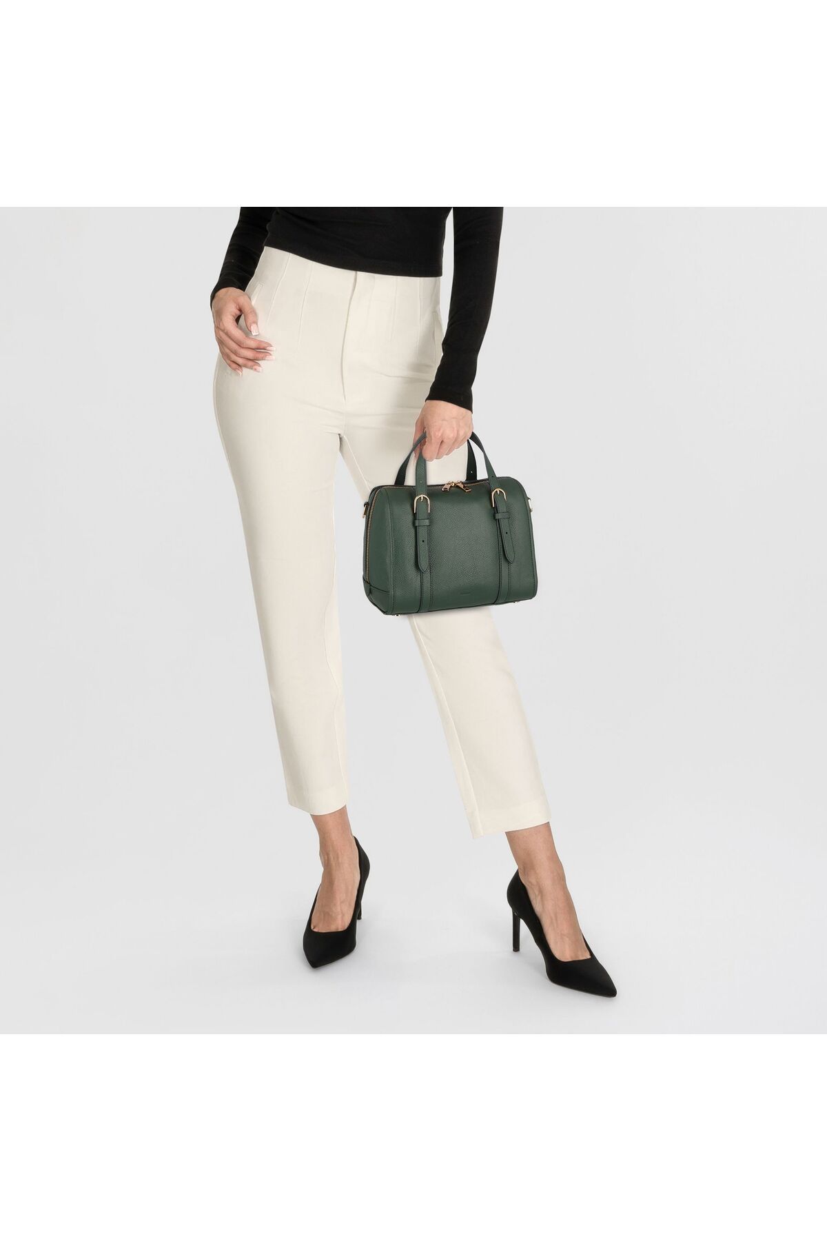 Fossil-Carlie Handtasche Leder 26 cm 7