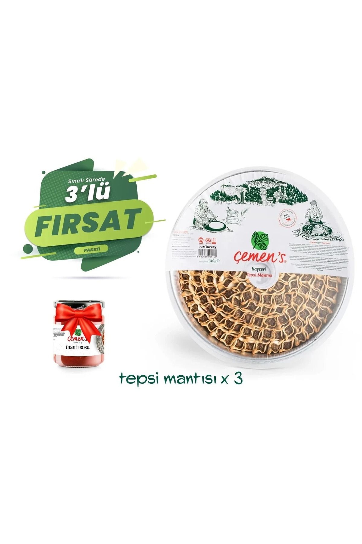 Çemen's TEPSİ MANTISI FIRSAT PAKETİ