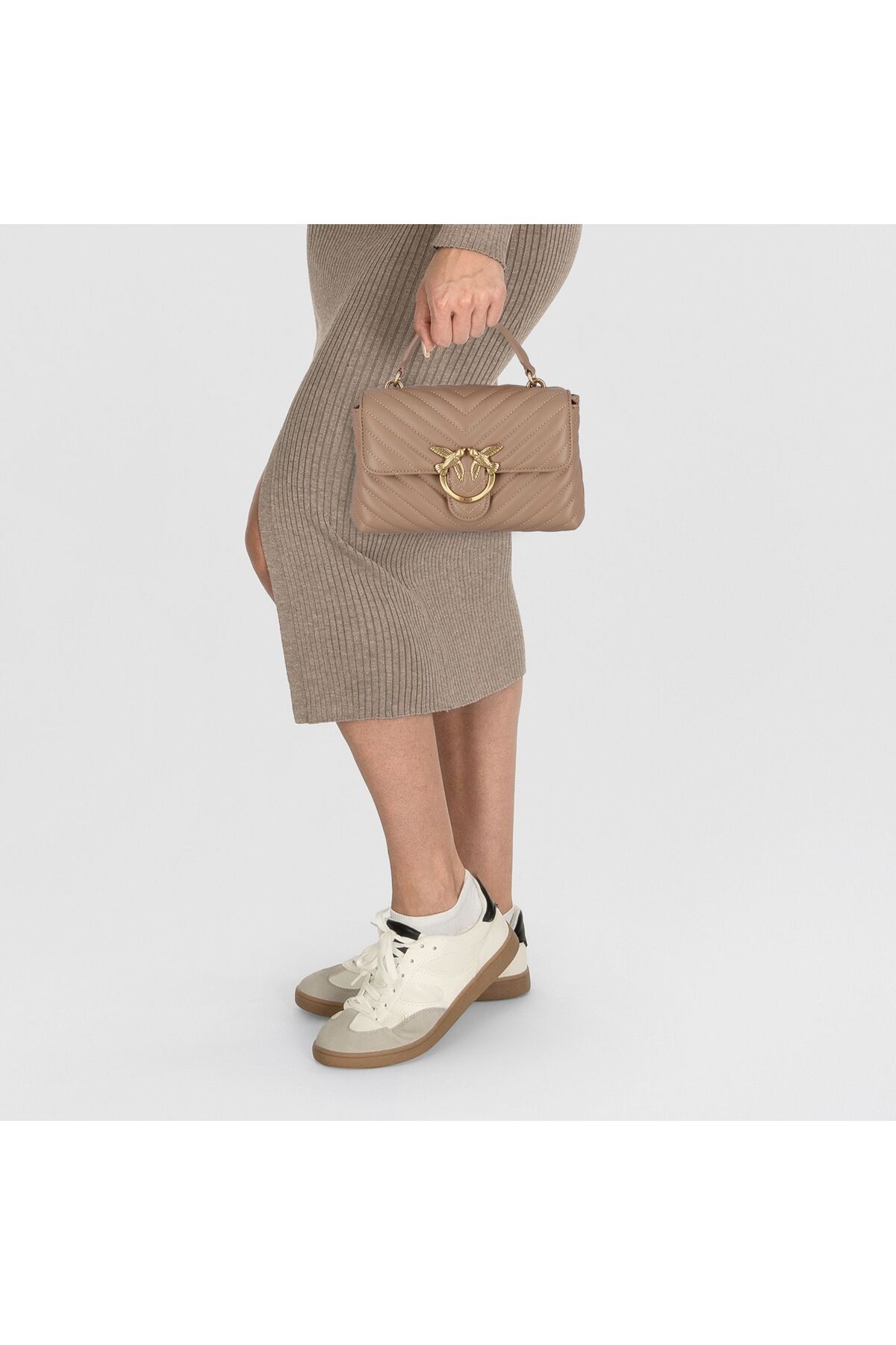 PİNKO-Love Lady Handtasche Leder 21 cm 6