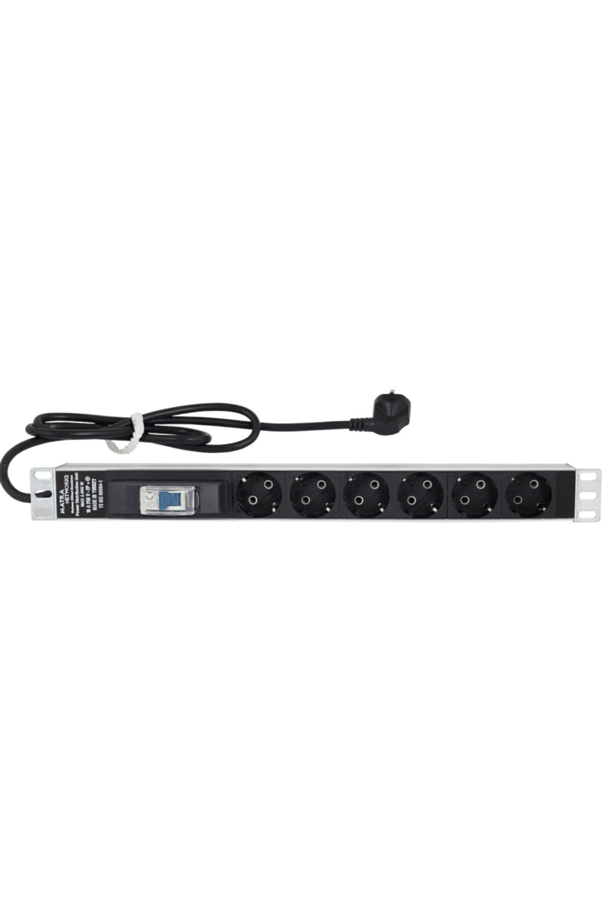 Genel Markalar Networks Pdu 6 Soket Sigortalı Rack Tipi Grup Priz ...