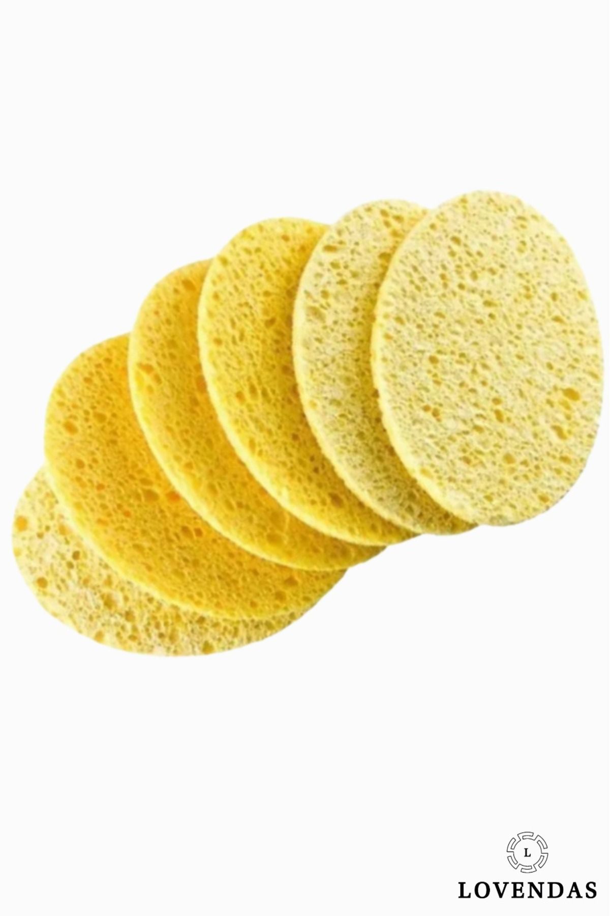 Lovendas-6-Piece Large Size Facial Cleansing Sponge Set 3