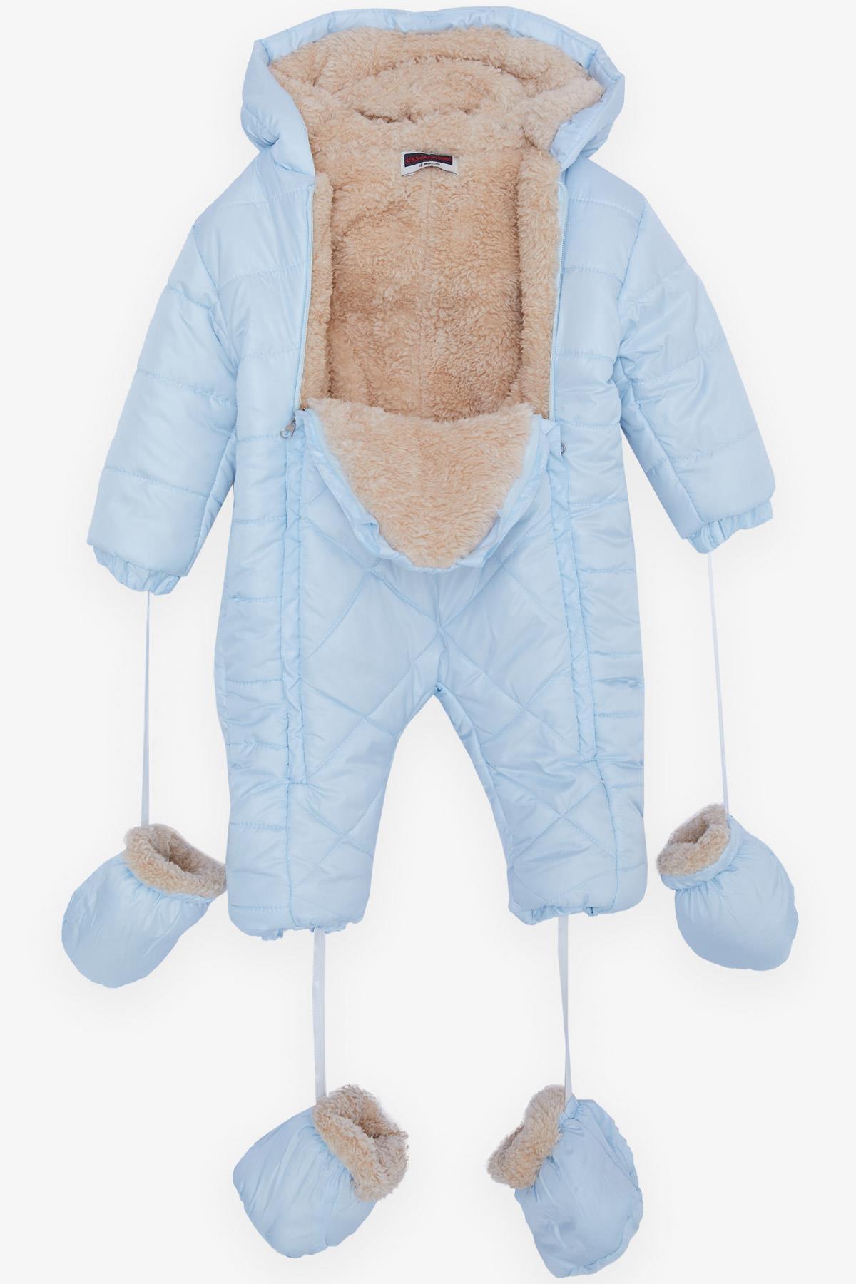 esso mandolin Kız Bebek Astronot Mont Kapüşonlu Aksesuarlı 9 Ay-2 Yaş, Bebe Mavisi fotoğrafı 2 (önizleme)