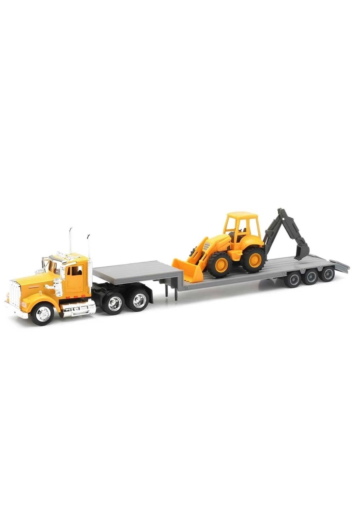 SYNOPE Çocuk 1:43 Long Haul Kenworth Taşıyıcı Tır ve Dozer