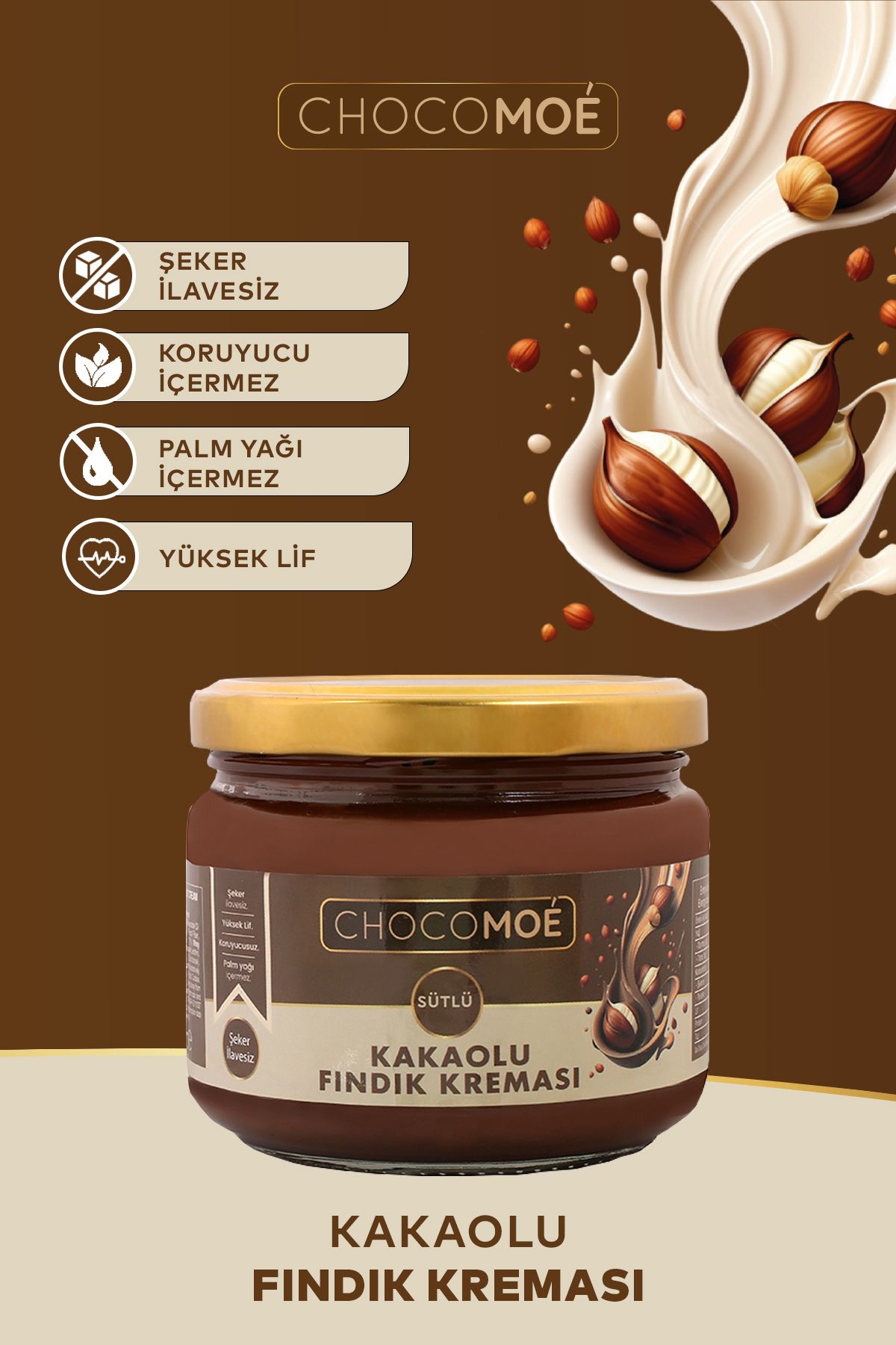 ChocoMoe Kakaolu Fındık Kreması 300 GR