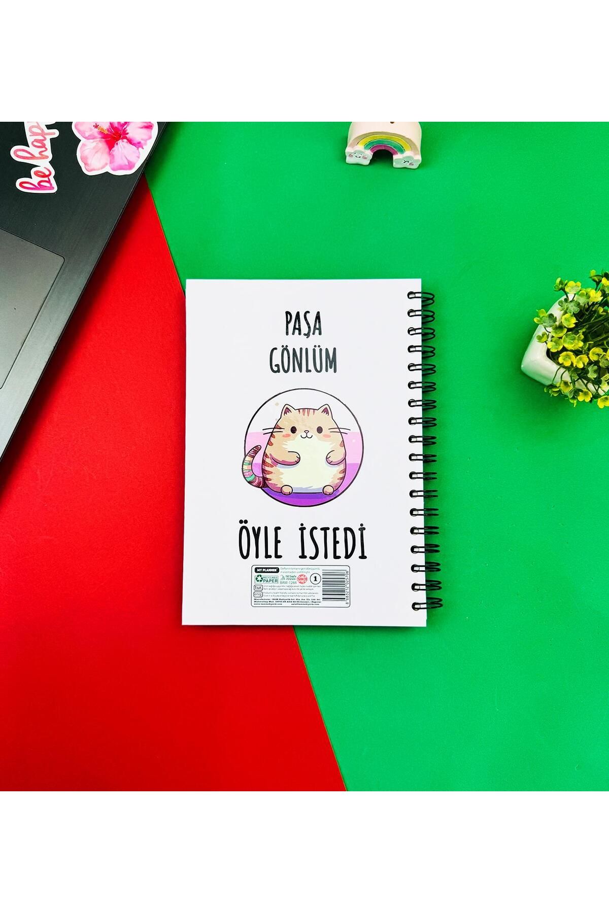 Gift Moda-Designed Spiral Notebook - Pasha Gönlüm, so She Asked 2