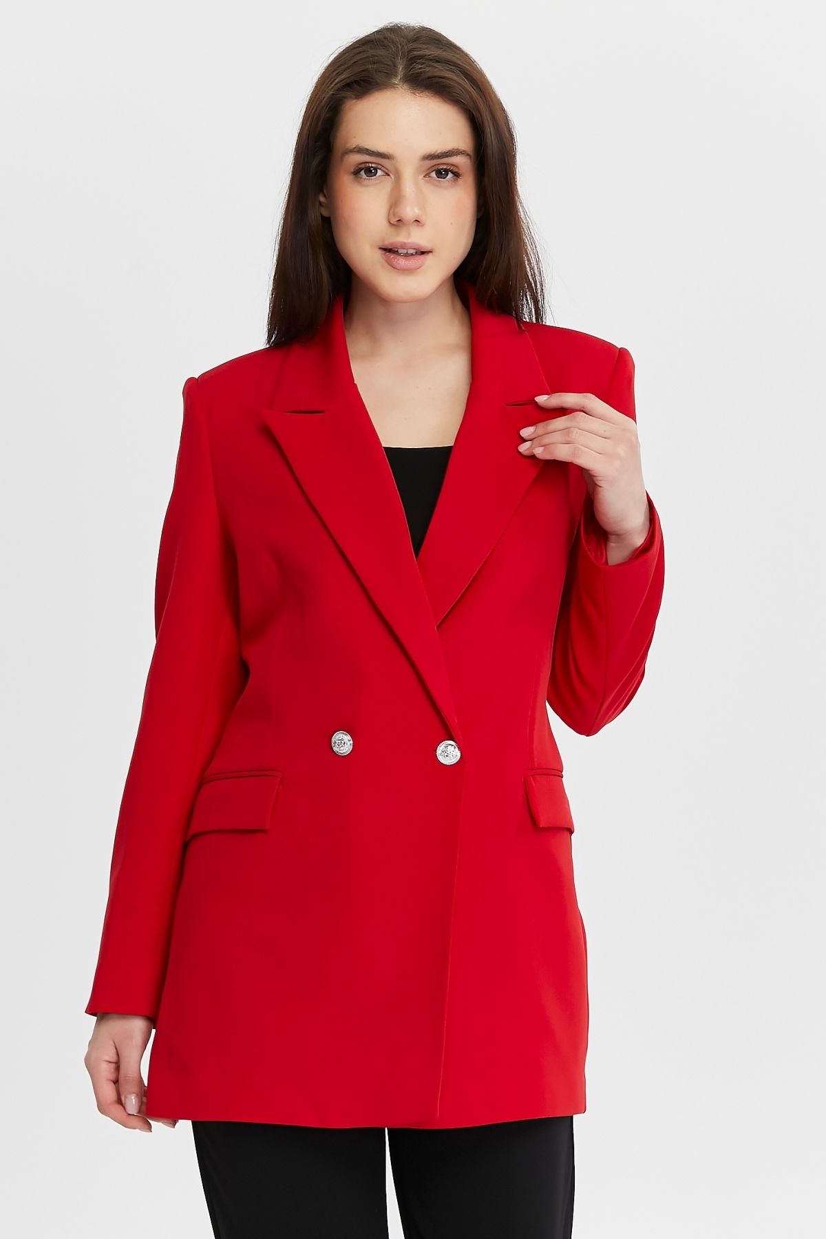 veste de tissage oversize blazer