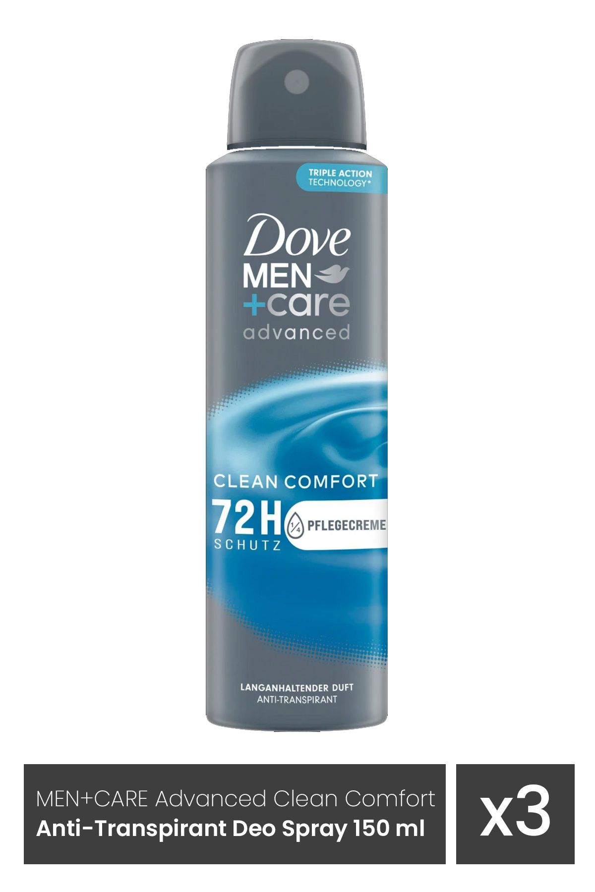 Dove-DEO 150ML MEN CLEAN COMFORT x 3 buc 1