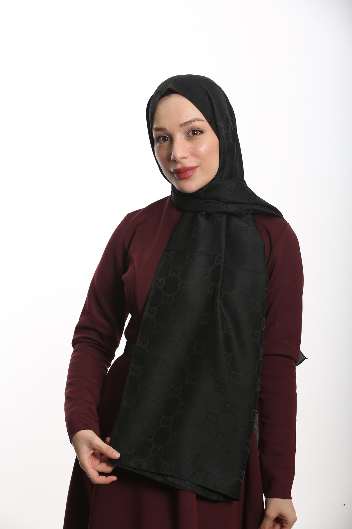 AFRA scarf-شال جاكار منقوش G 1