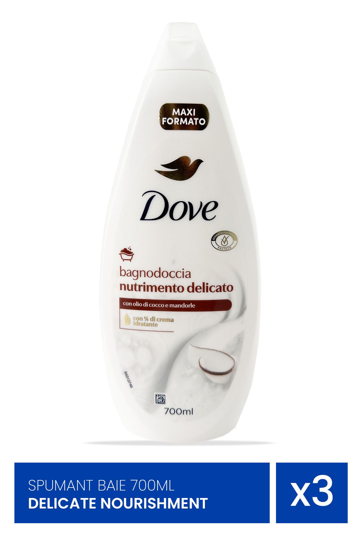 Dove-SPUMANT BAIE 700ML NUTRIMENTO DELICATO x 3 buc 1