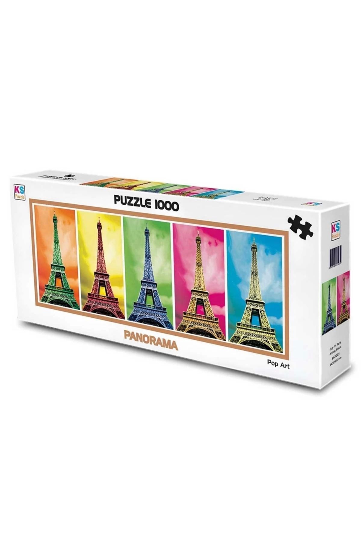 SYNOPE Çocuk KS Games Panoramik Pop Art Paris Antony Matos 1000 Parça Panorama Puzzle