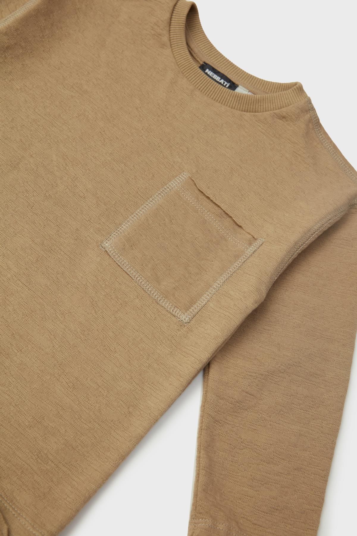 Nebbati-BG Store – Sweatshirt „Boy“ in Beige 7