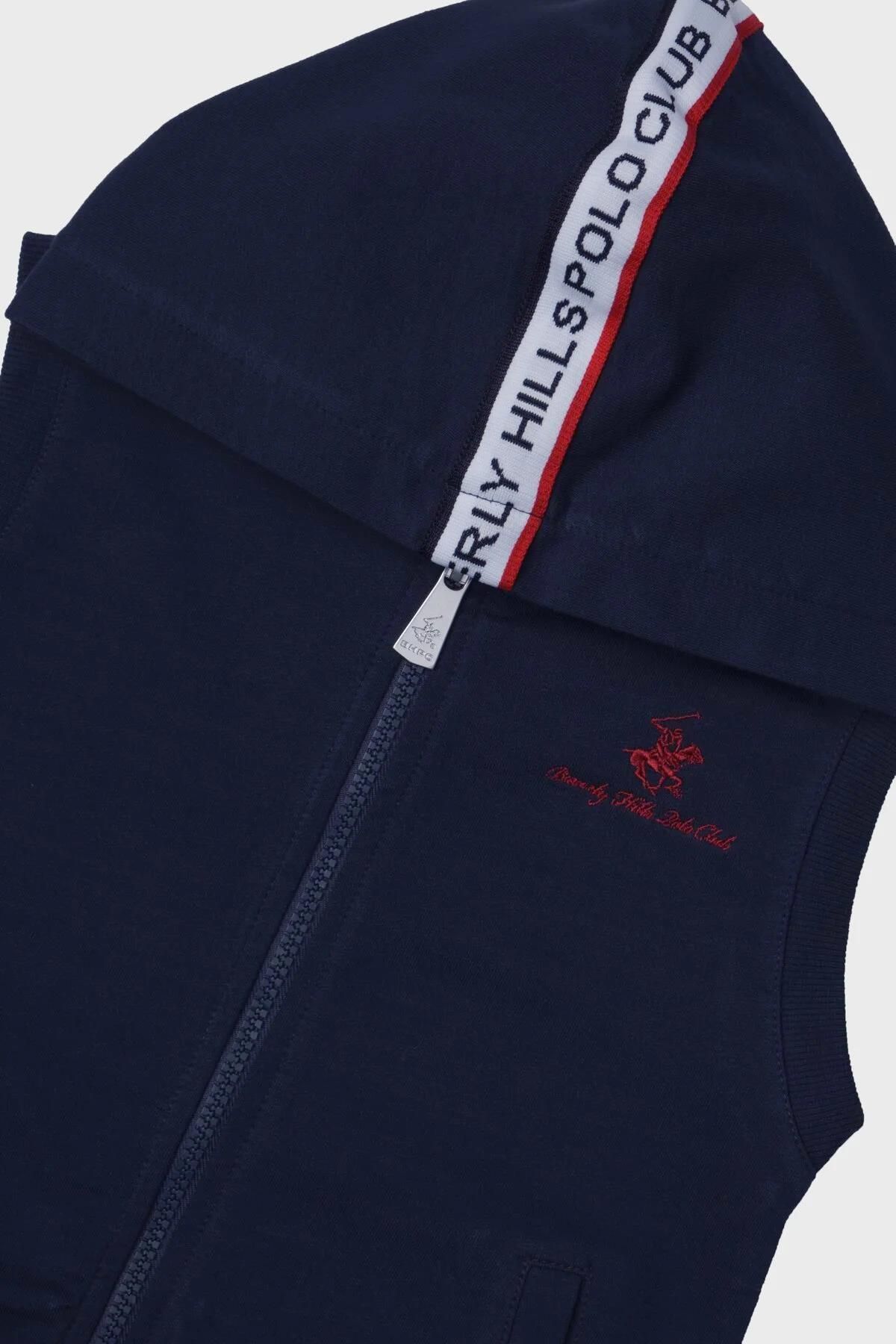 Beverly Hills Polo Club-Bg Store Boy Navy Blue Vest 23Ss2Bhb401 3