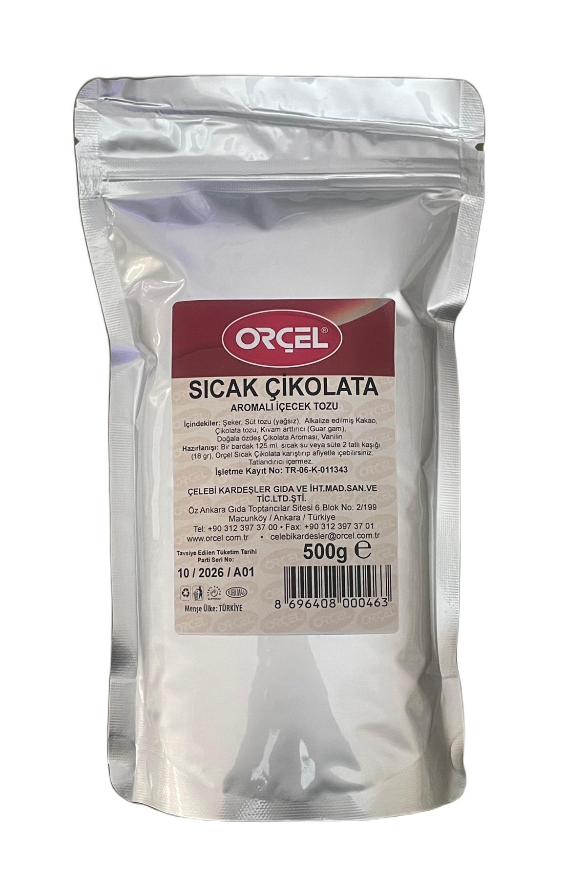 ORÇEL Sıcak Çikolata 500gr.