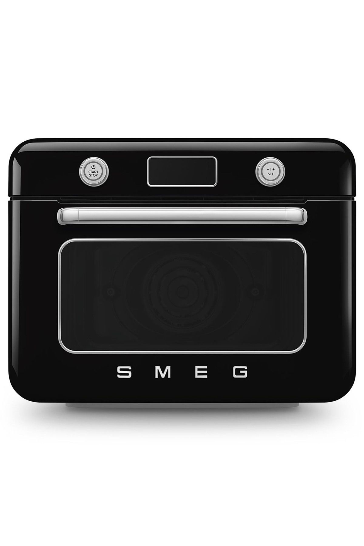 SMEG 50’s Style Siyah Retro Buharlı Mini Fırın