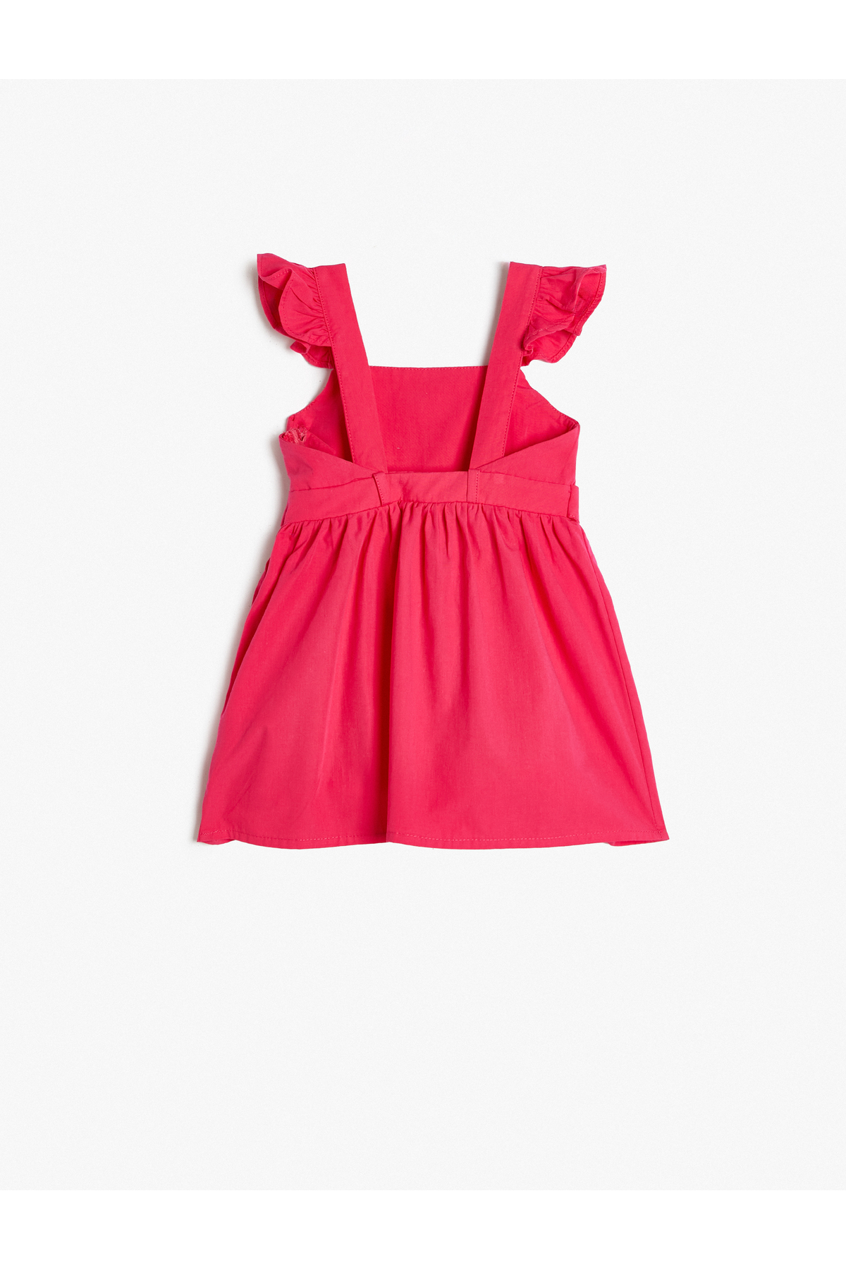 Koton Kelebek Kollu Beli Bağcıklı Elbise fotoğrafı 2 (önizleme)