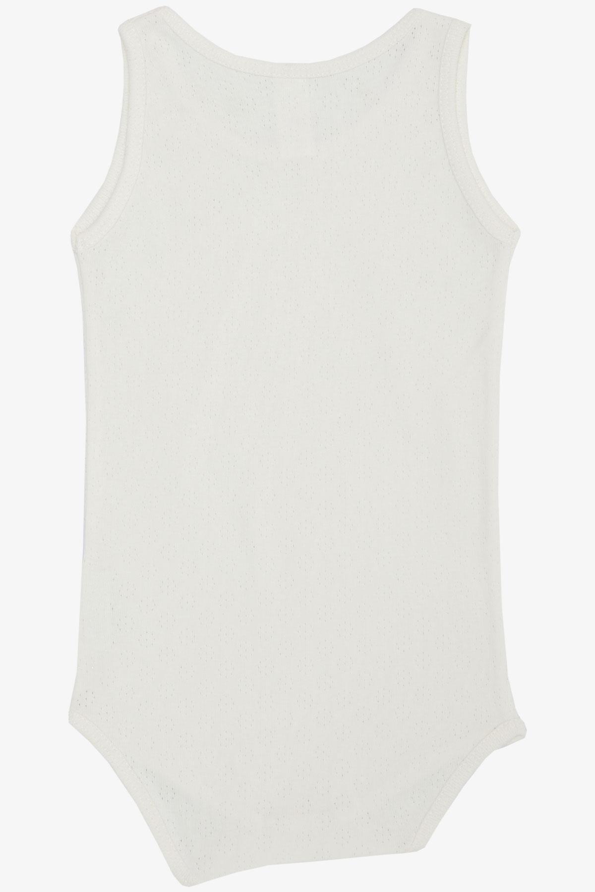 Breeze Erkek Bebek Çıtçıtlı Atlet Zıbın Body Jakarlı 9 Ay-3 Yaş, Ekru fotoğrafı 2 (önizleme)