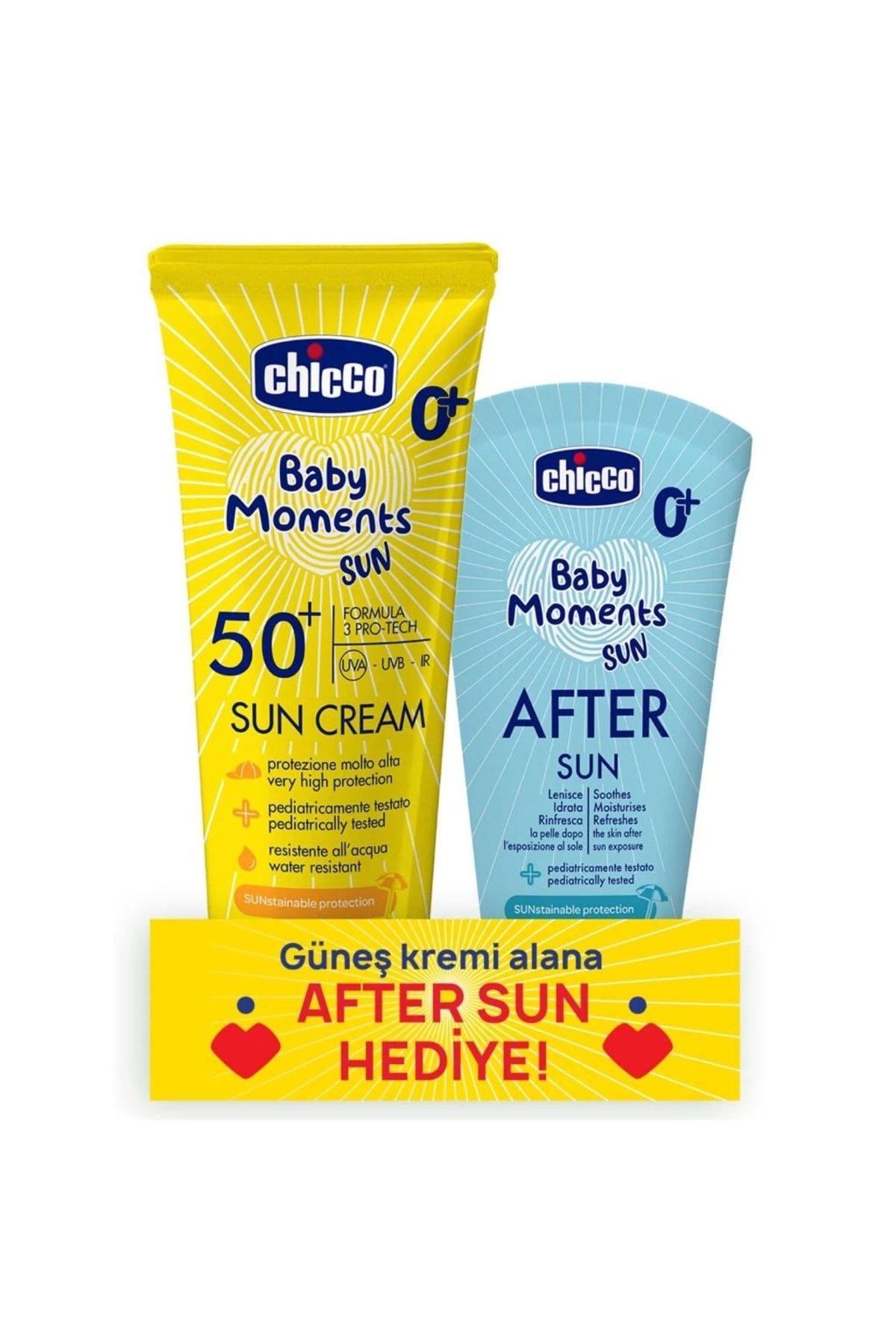 Genel Markalar Çocuk Chicco Baby Moments Sun Güneş Sprey Spf 50 150 ml After Sun Hediye