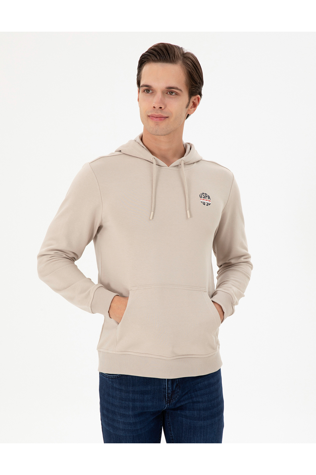 سویشرت مردانه طرح سنگ برند یو اس پولو کد:(50293454-VR049) U.S. Polo Assn.