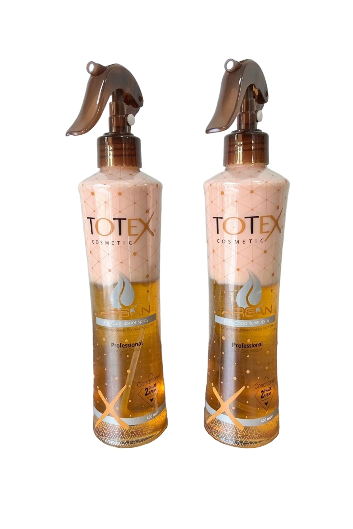 TOTEX 2 Fazlı | Yoğun Nemlendirici | Yumuşaklık Sağlayan | Argan Fön Suyu 400 ml ( 2'li Paket ) — ÇLKA