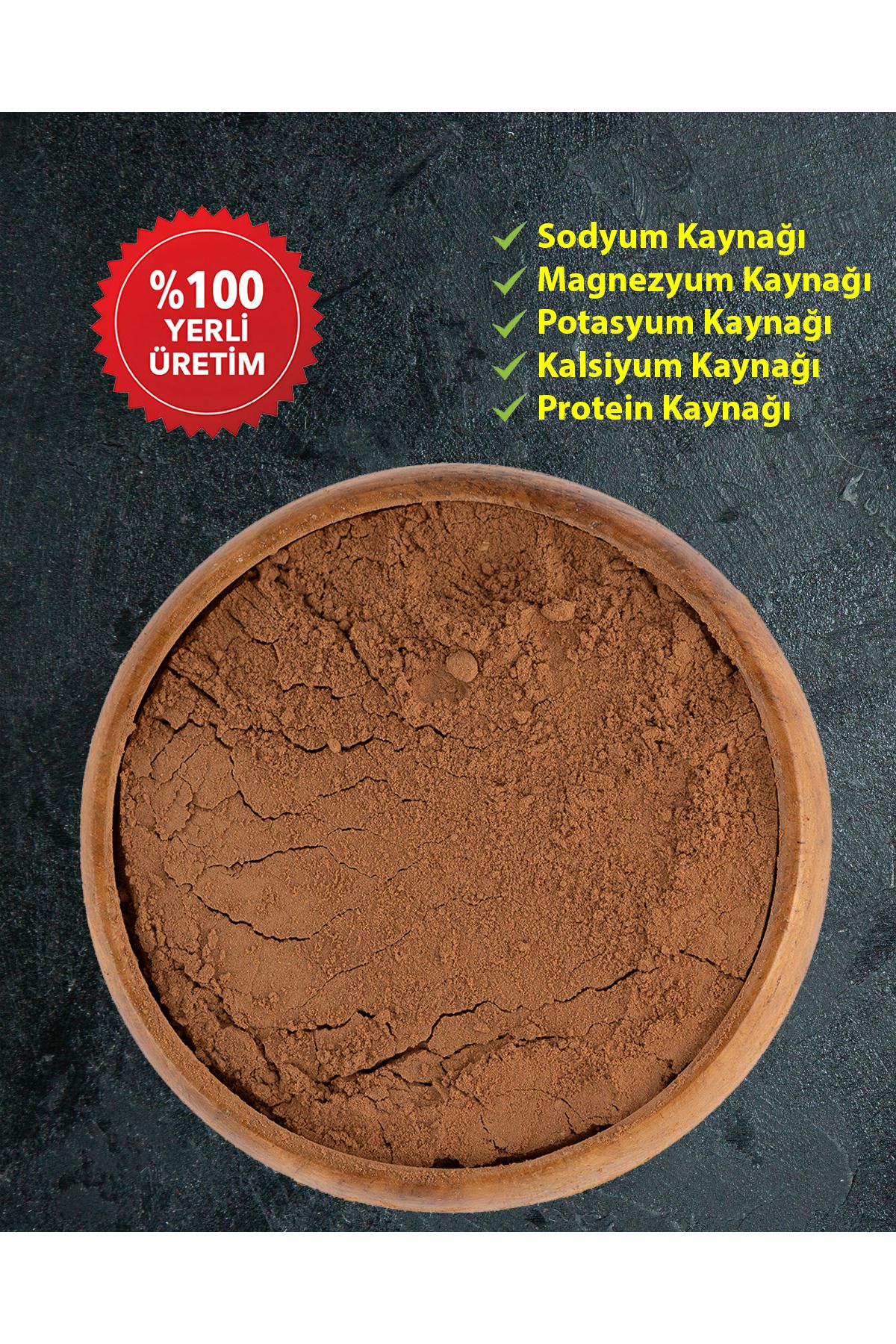 Galip Bakliyat Doğal Glutensiz Keçiboynuzu Unu 500 Gr