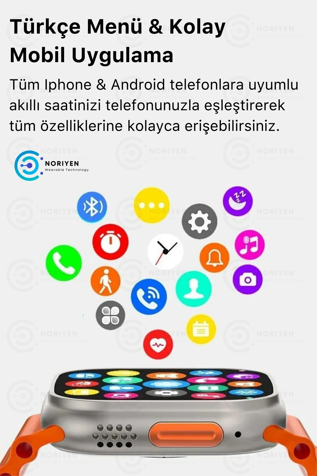 Yeni Nesil Watch 8 Ultra 4 Kordonlu Spor Ve Sağlık Sensörlü Ios Android Bluetooth T20 Akıllı Saat