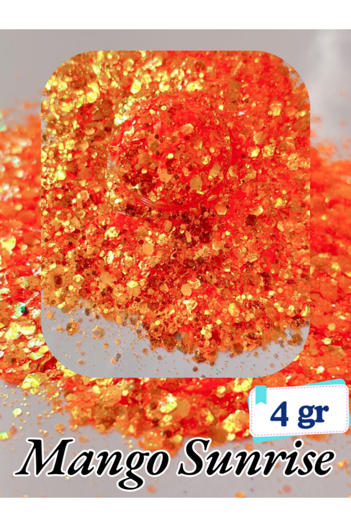 اپوکسی-شمع-آرایش-ناخن-صابون Chunky Glitter Sequin Glitter Series 4 گرم Sirius Hobi