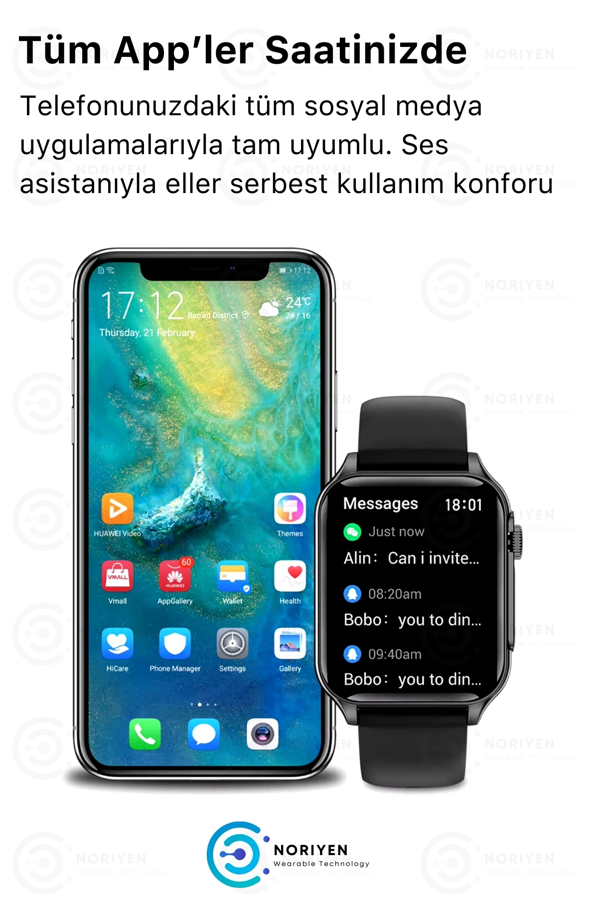 Premium Serisi New Design P6 Fitness Spor Sağlık Sensörlü iOS Android Uyumlu Watch Siyah Akıllı Saat