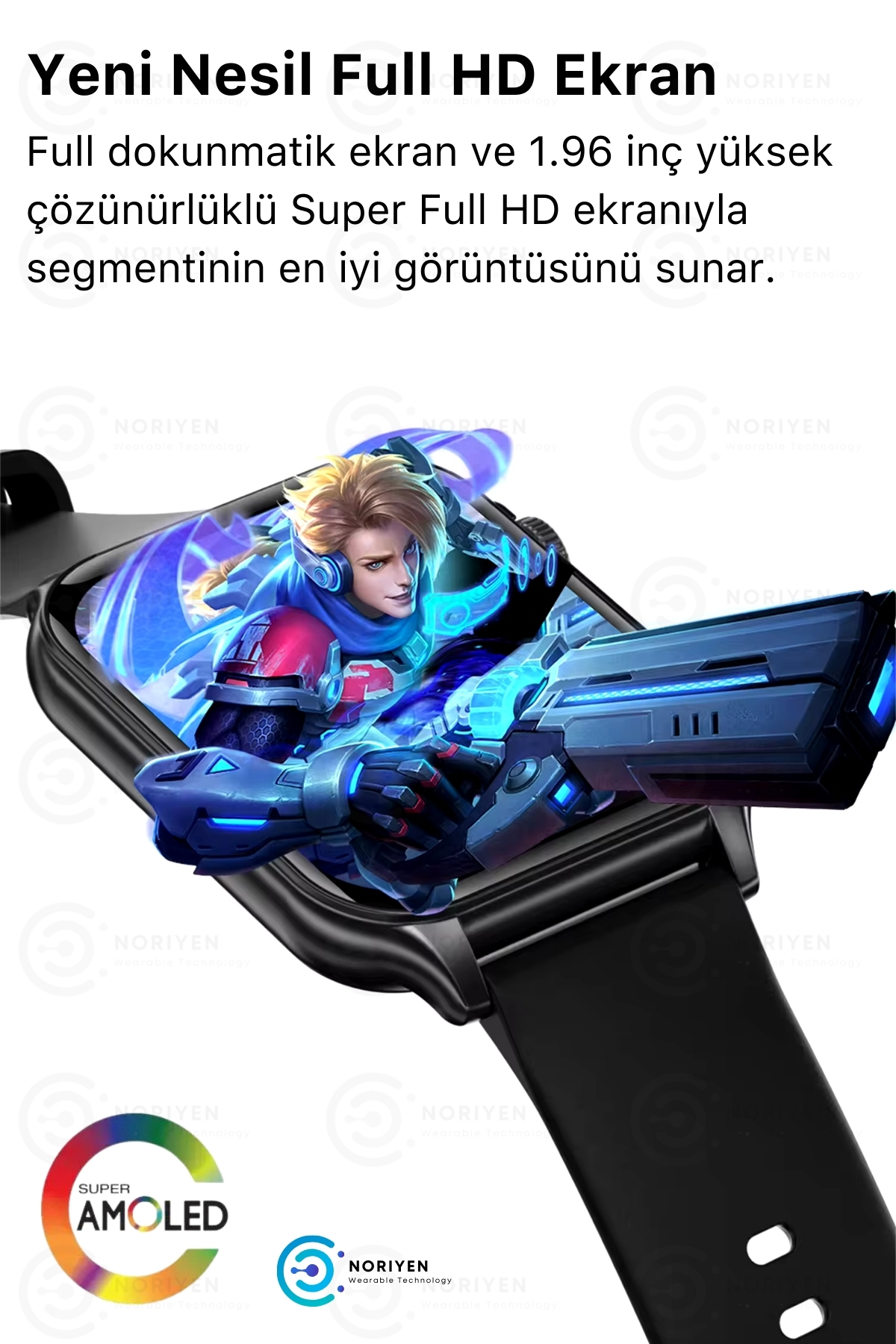 Premium Serisi New Design P6 Fitness Spor Sağlık Sensörlü iOS Android Uyumlu Watch Siyah Akıllı Saat