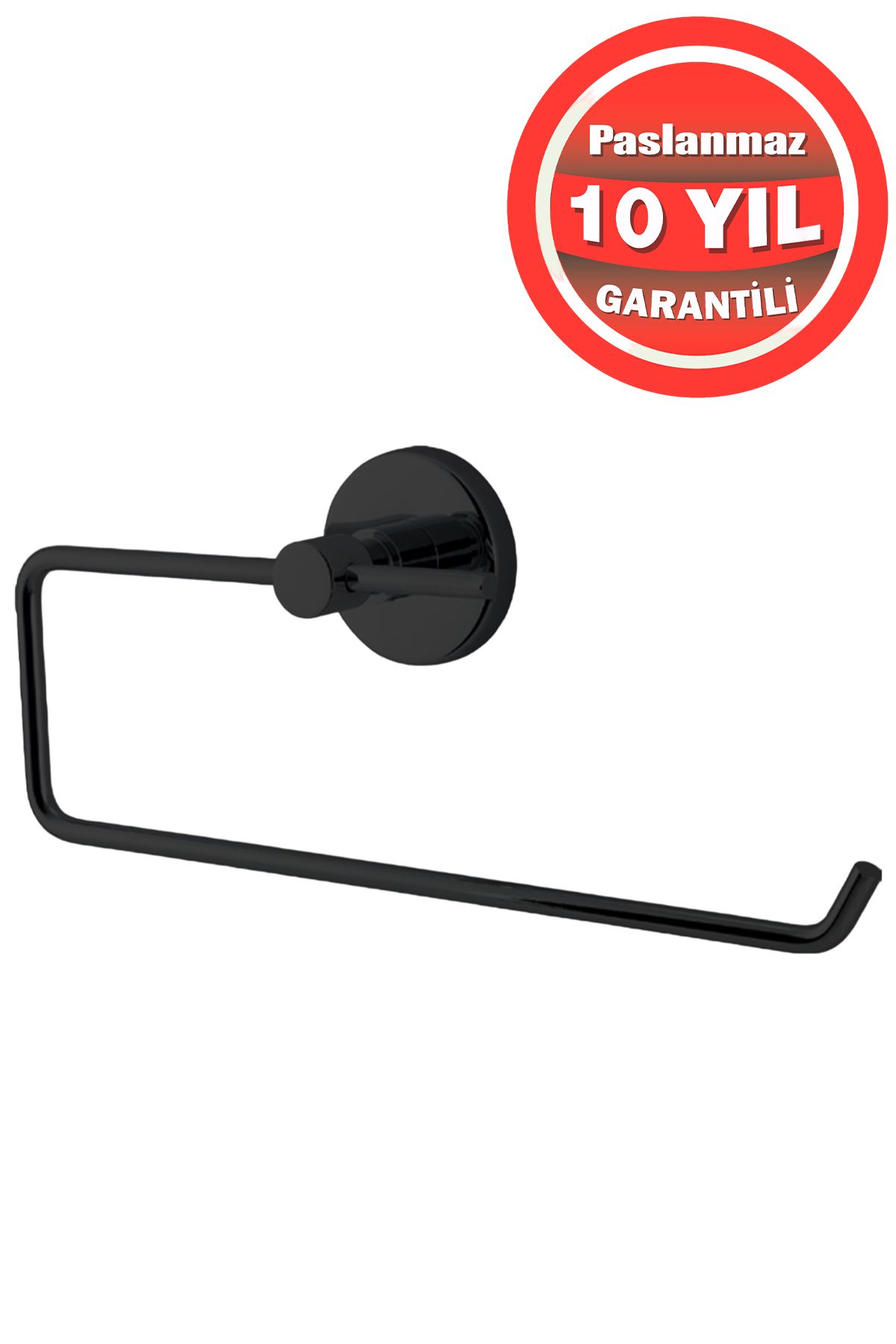 ÇELİK BANYO Paslanmaz Pirinç Mat Siyah Flora Kağıt Havluluk