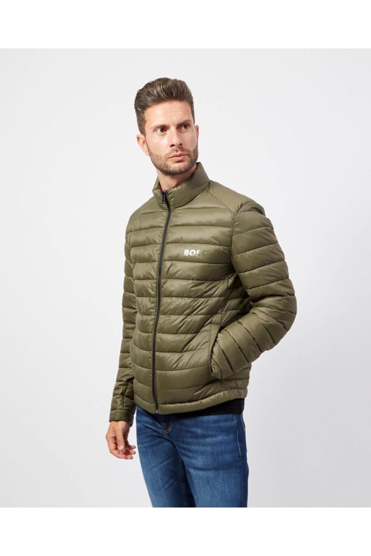 BOSS-Winter Jacket - Green - Basic 4