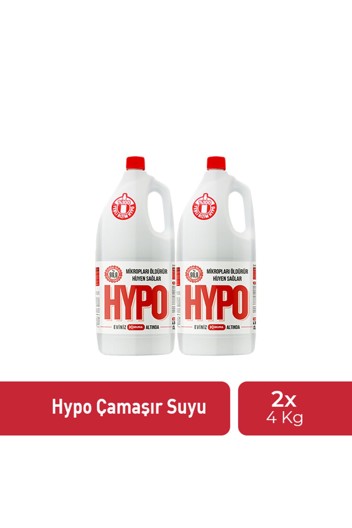 Hyper Hypo HYPO ÇAMAŞIR SUYU 4 KG x 2 ADET