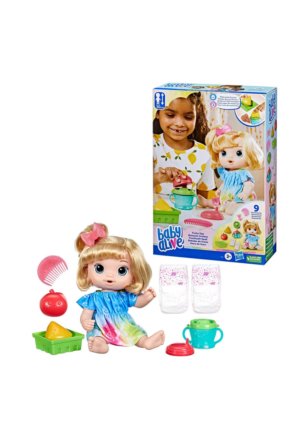 Baby Alive Bebeğimle Eğlenceli Yudumlar Sarışın F7356