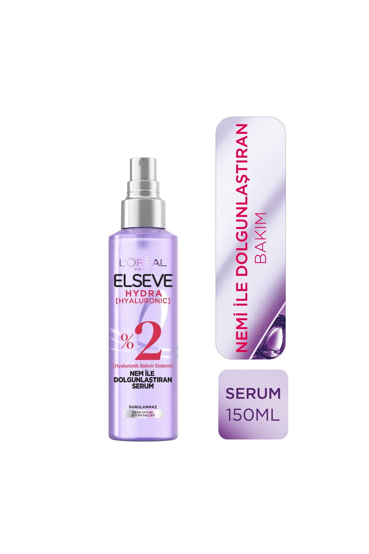 L'Oreal Paris L'Oréal Paris Elseve Hydra [Hyaluronic] Nem ile Dolgunlaştıran Serum 150ml — 1234DİEMM