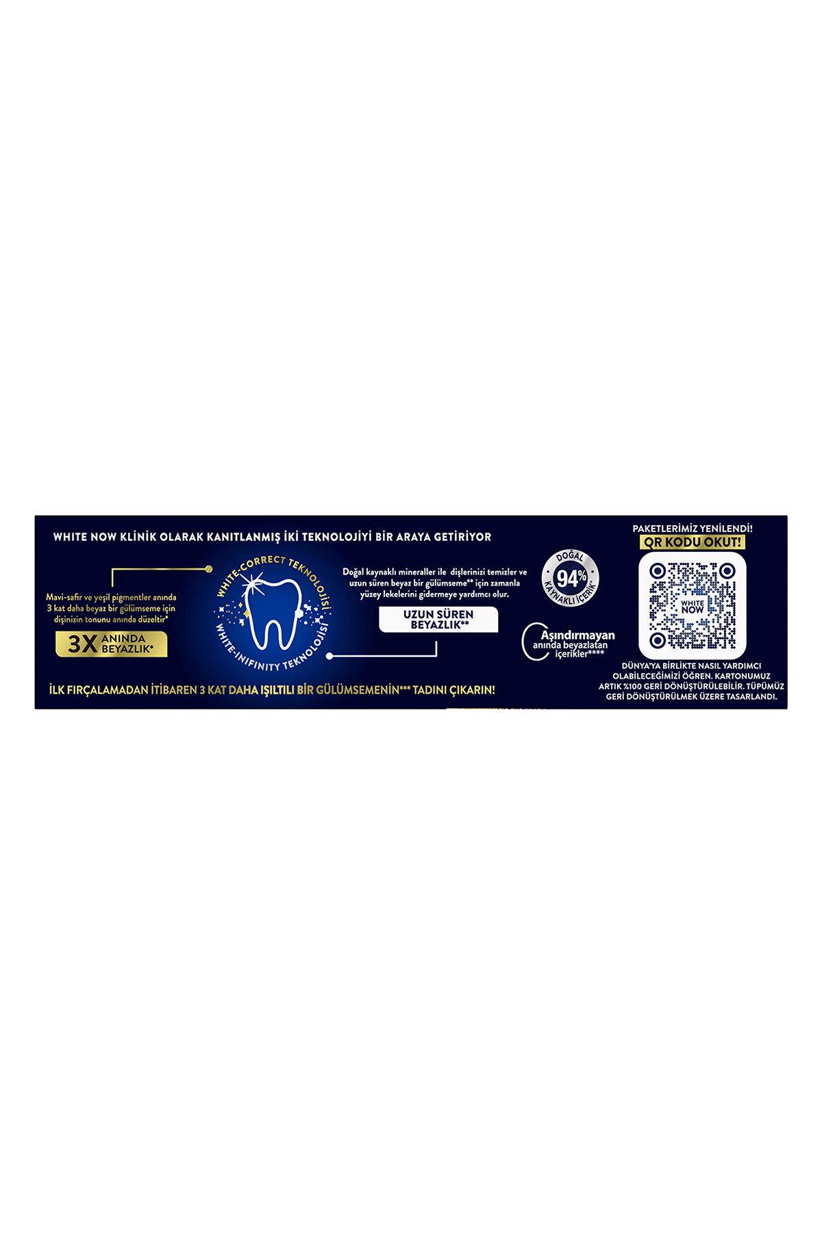 Signal-معجون أسنان White Now Gold Whitening Radiance 75 مل 7