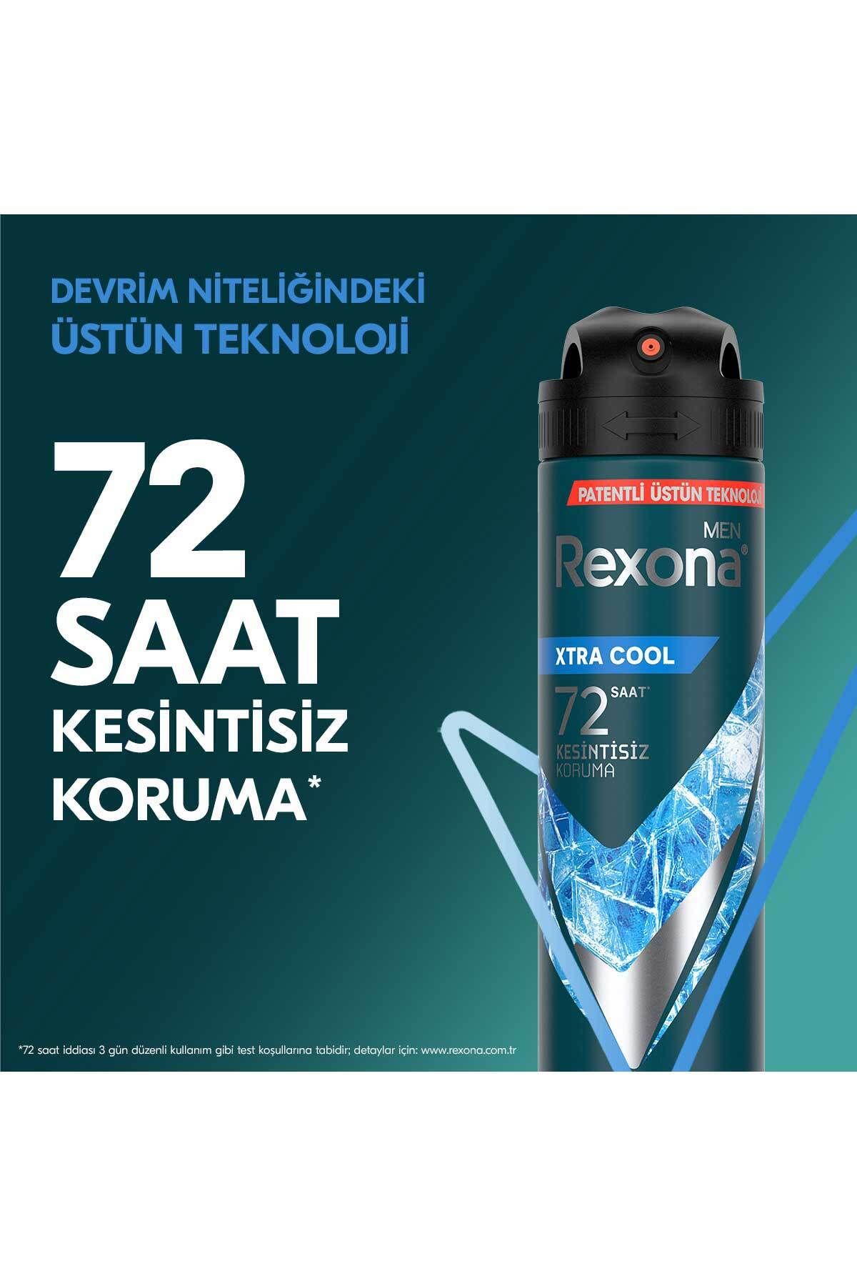 دئودورانت اسپری و رول اون مردانه ایکسترا کول 150 میلی‌لیتر و 20 میلی‌لیتر  Rexona