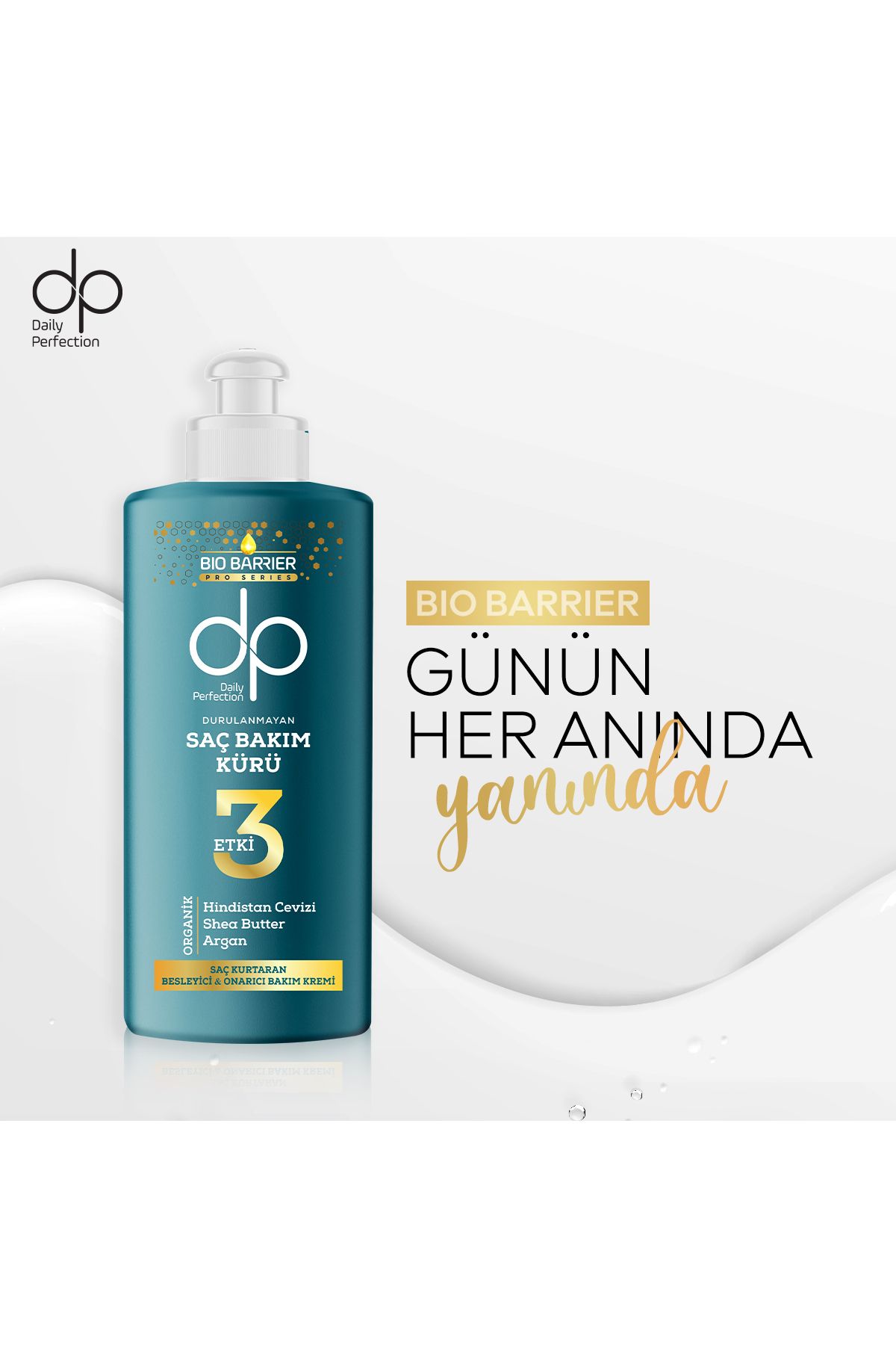 dp Daily Perfection Bio Barrier Saç Bakım Kürü Durulanmayan 200 ml X 2 Adet-3