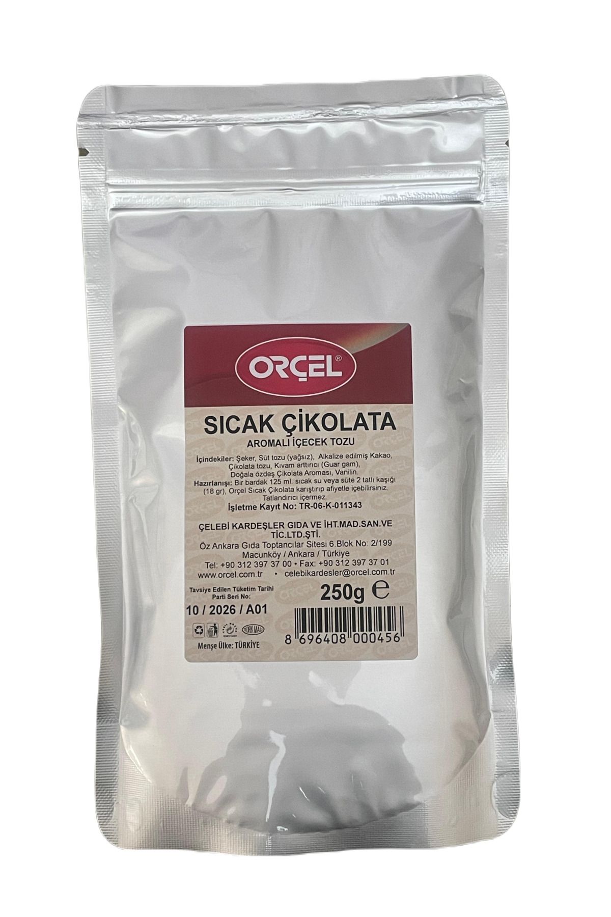 ORÇEL Sıcak Çikolata 250gr.