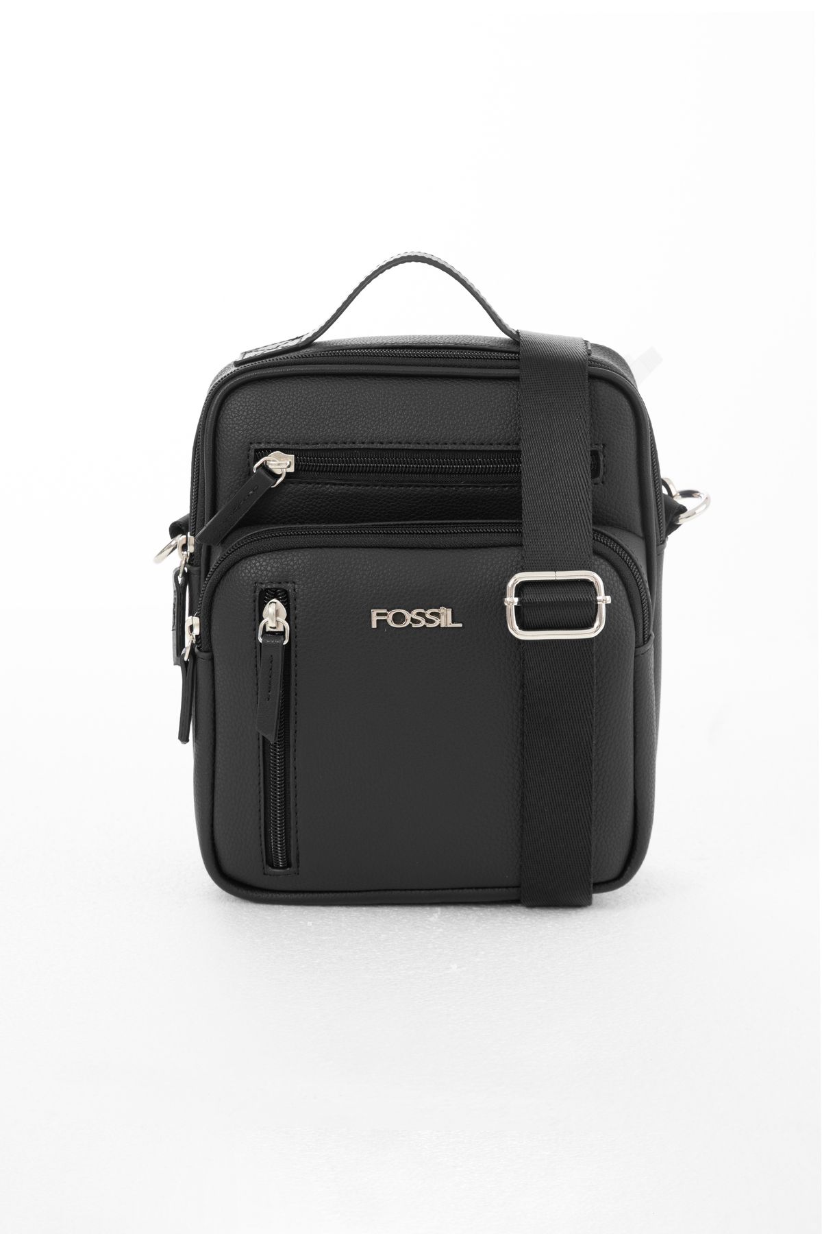 Fossil Męska Torba Typu Crossbody Czarna - 01fs2058 Mężczyzna - Pojedynczy wymiar