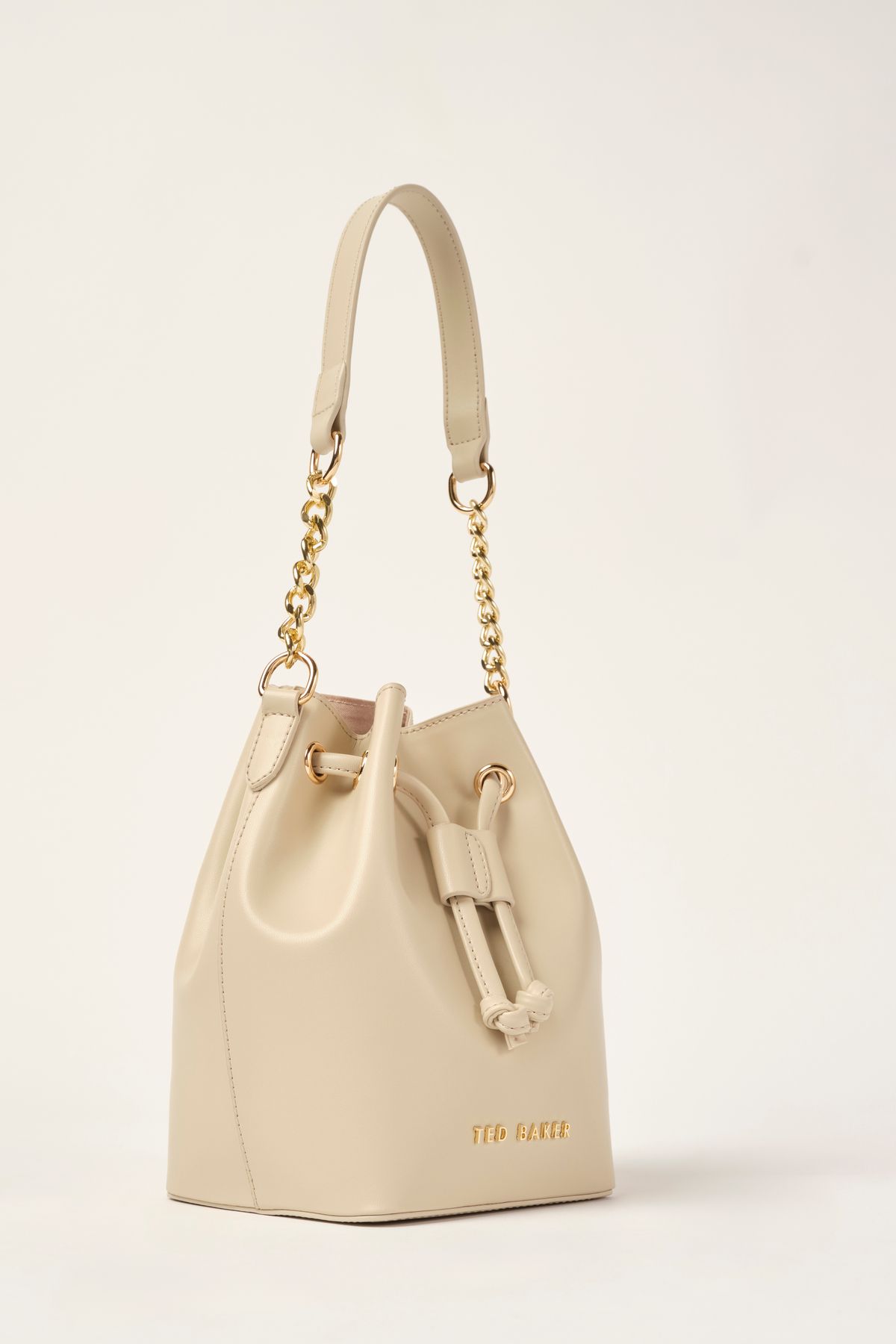 Ted Baker Beige flat skin bucket bag 200809 16