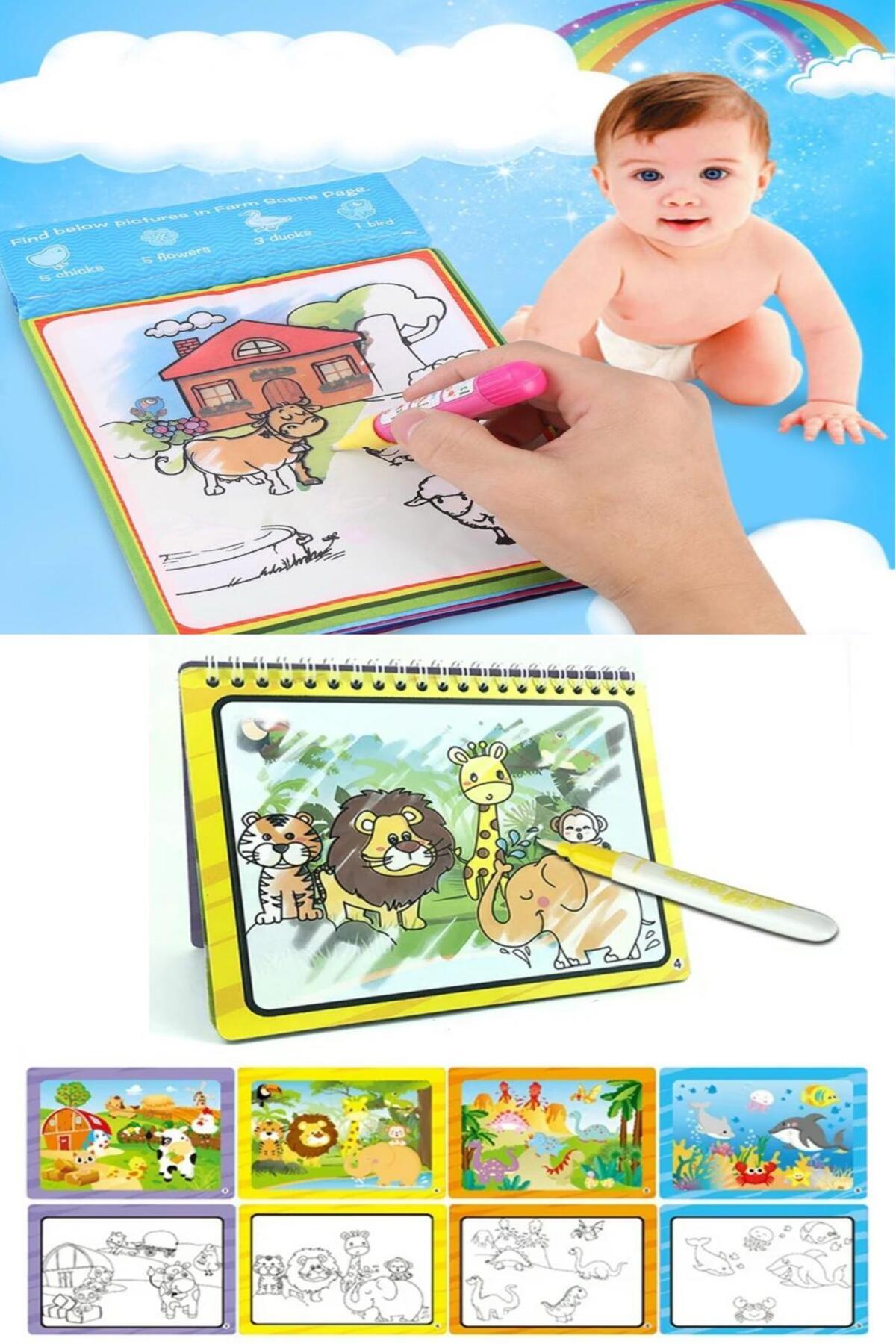 Hyd Oyuncak Sihirli Boyama Kitabı Hayvanlar Eğitici Boyama Kitabı Eğitici Oyun Kitabı fotoğrafı 2 (önizleme)