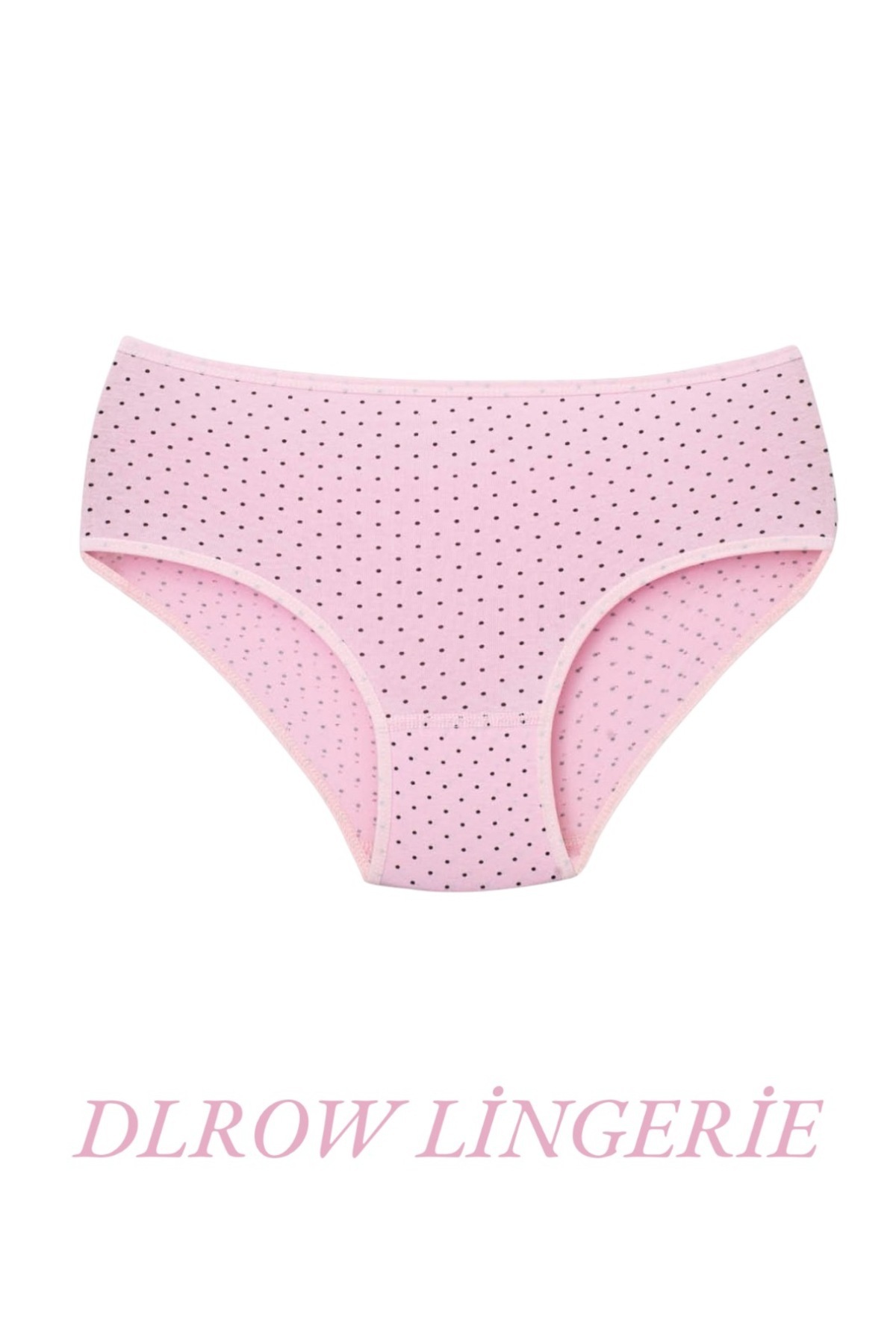 DLROW-Women's 7-Piece Polka Dot High Waist Panties 2