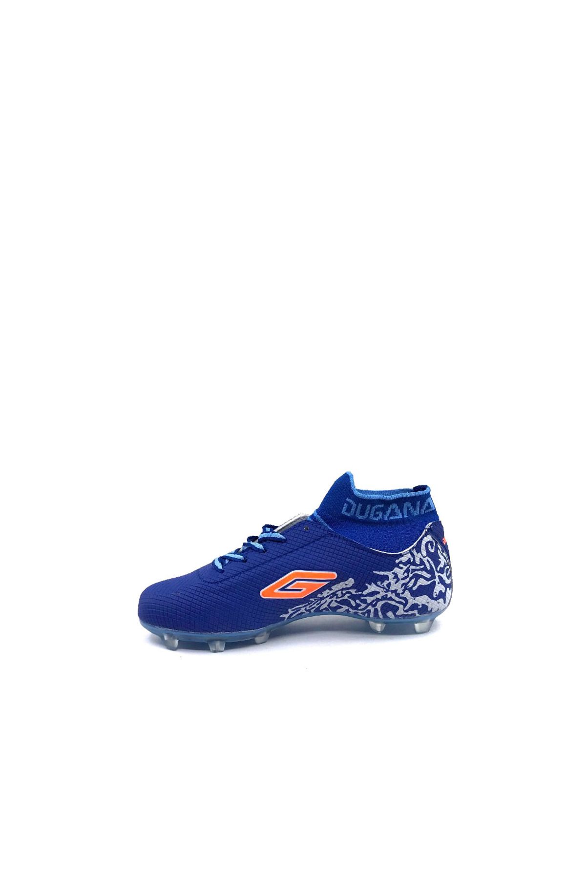 Dugana-2404 Blue Boy Socks Football Cleats Shoes 4