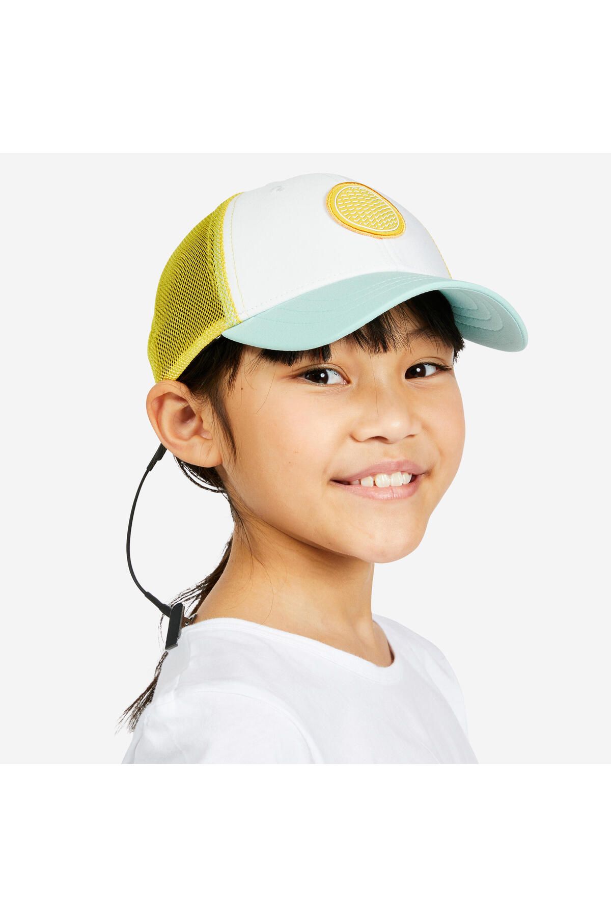 Decathlon-Sailing 500 Model Kids Cap - White/Yellow 1