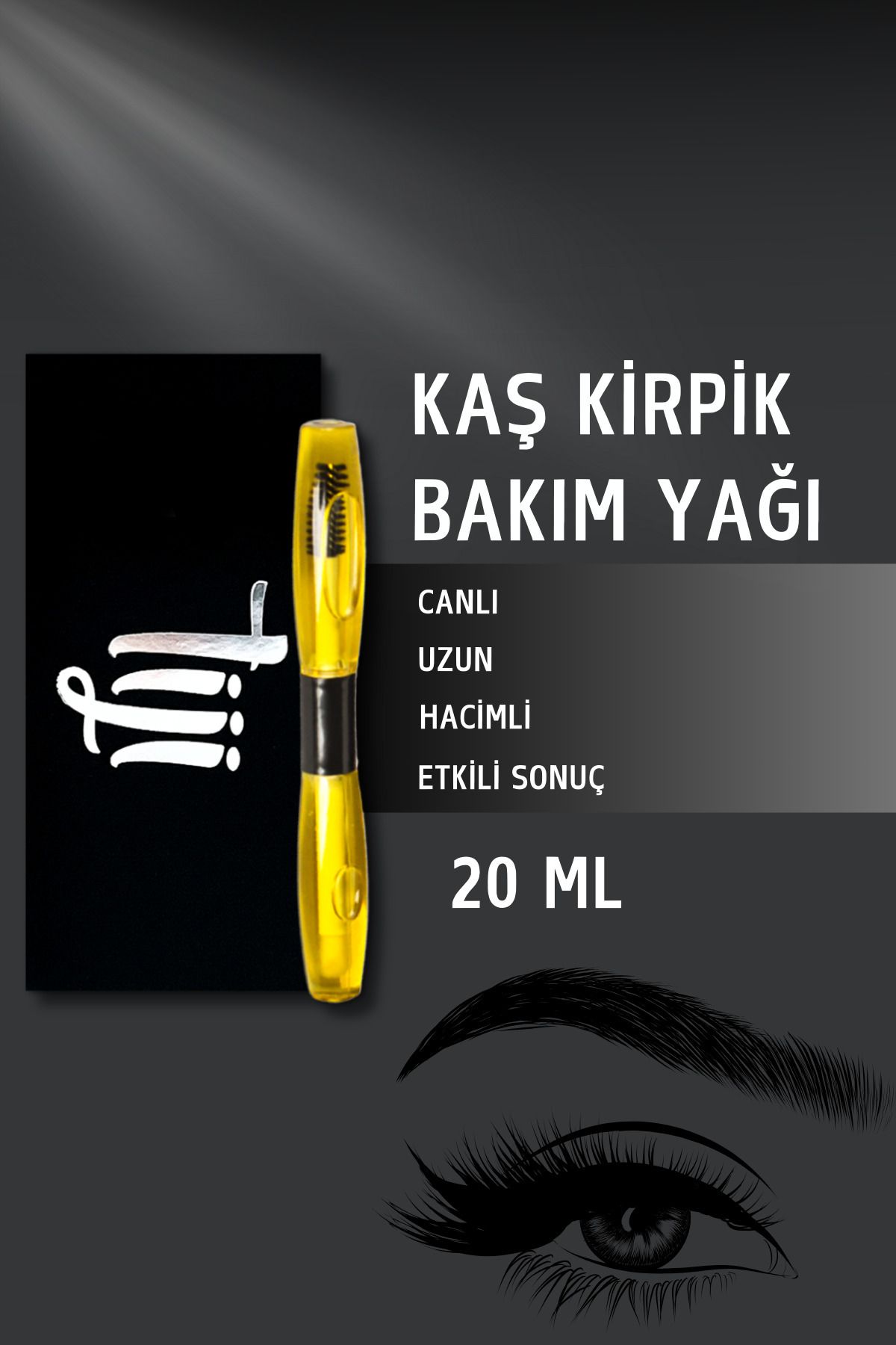 Tiji Garden Kaş Kirpik Bakım Yağı 20 ml %100 Doğal