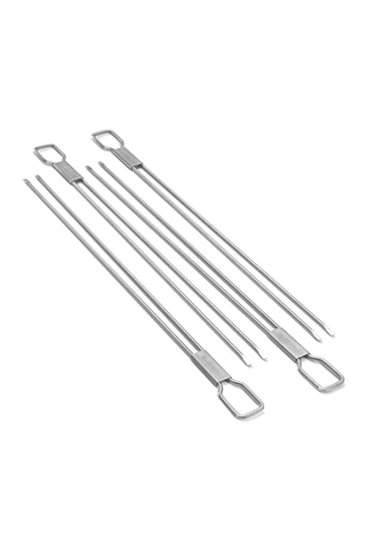 Broil King-4-Piece Stainless Steel Dual Prong BBQ Skewers 12inch 2