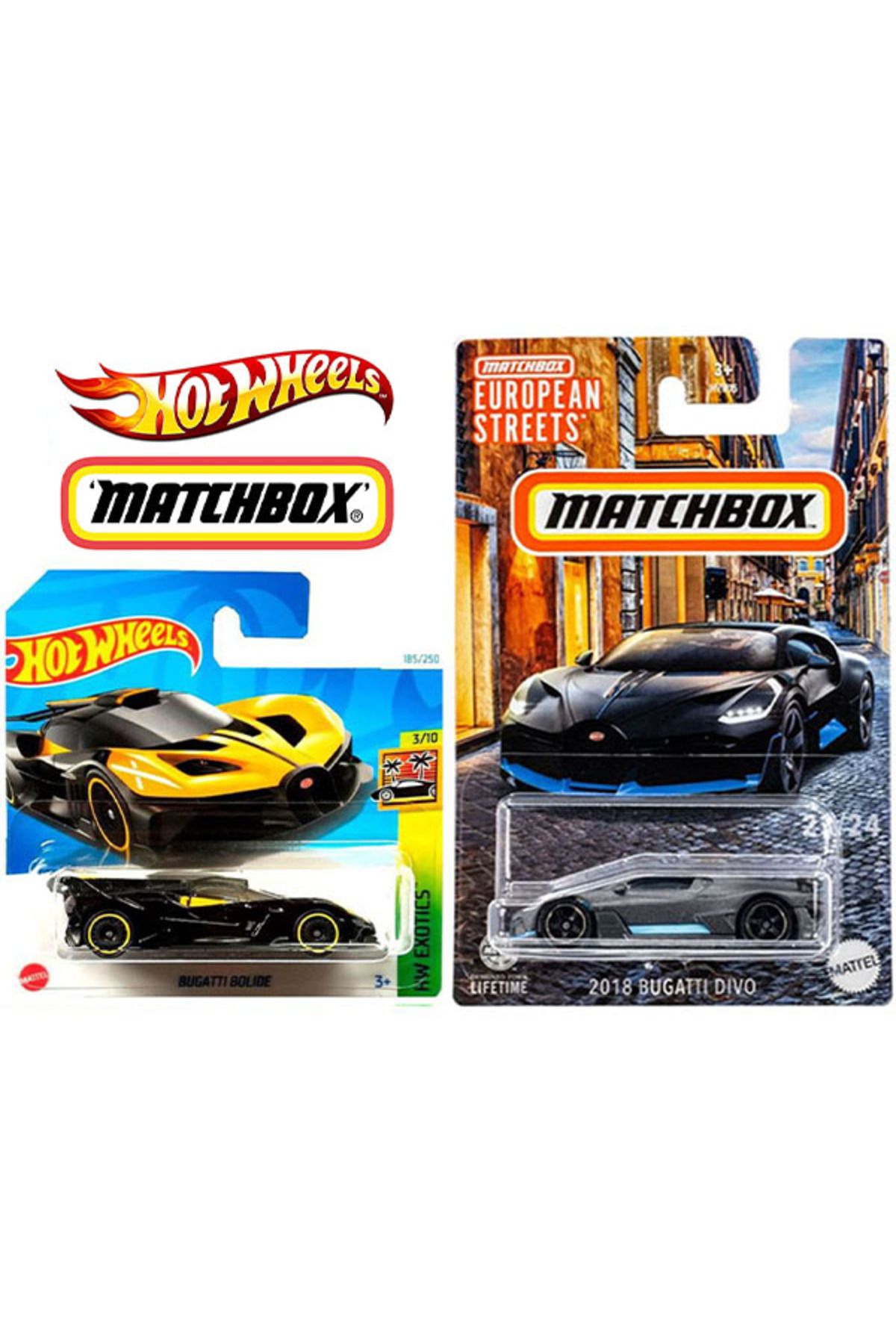 HOT WHEELS 2 Arac Bugatti Set Hot Wheels Bolide Sar Matchbox Divo 1 64 Fiyat Yorumlar Trendyol